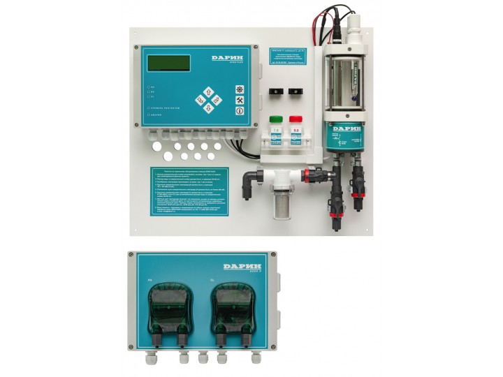 Automatic dosing station with peristaltic pumps